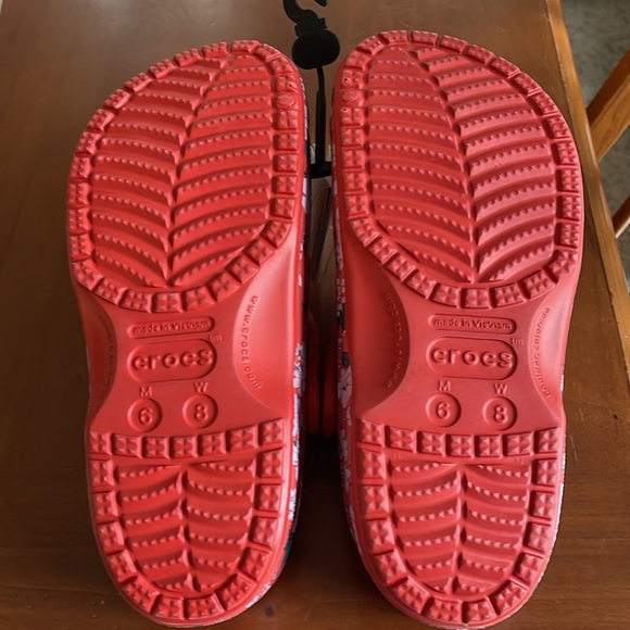 Crocs - size 8 spicy orange baya floral print - Picture 4 of 5